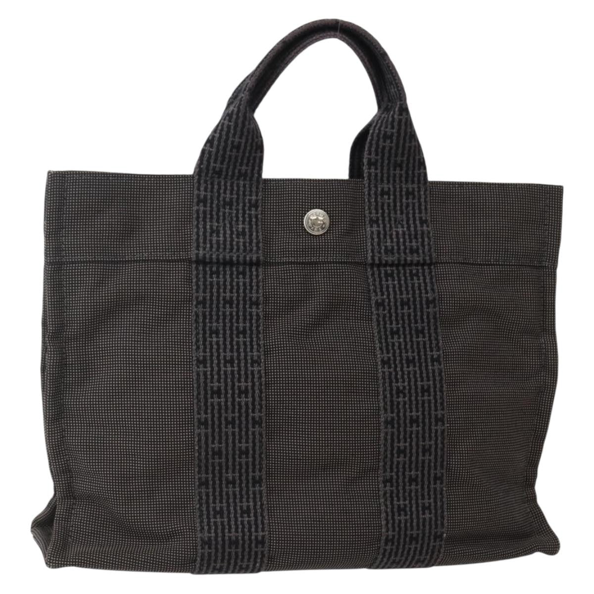 Hermes Fourre-tout Herline Fourre-tout Herline, GRAY, CANVAS, Tote bag