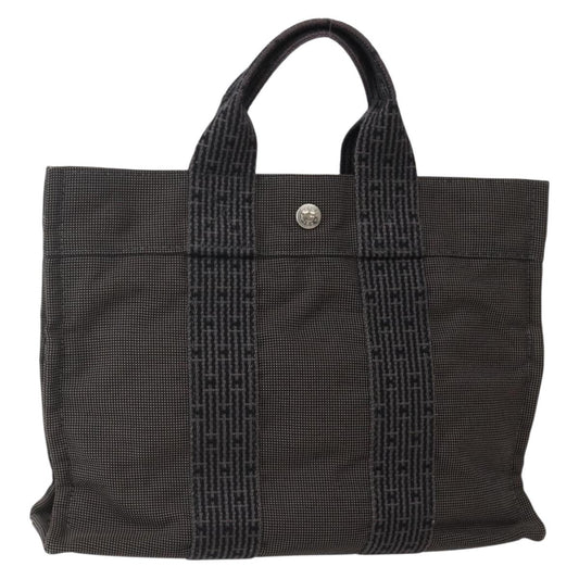 Hermes Fourre-tout Herline Fourre-tout Herline, GRAY, CANVAS, Tote bag