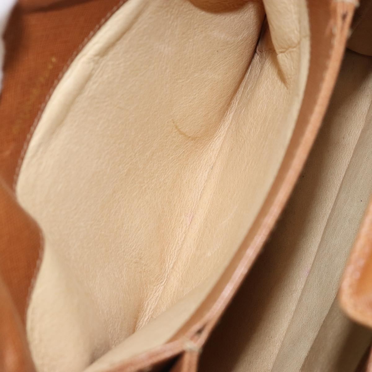 Gucci Vintage Shoulder Bag Leather, BROWN, LEATHER, Shoulder bag