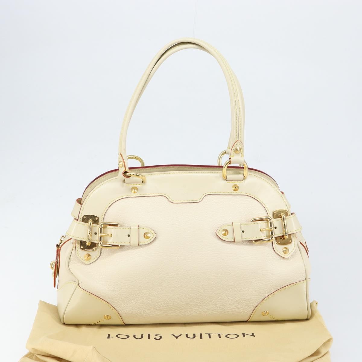 Louis Vuitton Suhali Le Radieux Handbag Leather, WHITE, LEATHER, Handbag