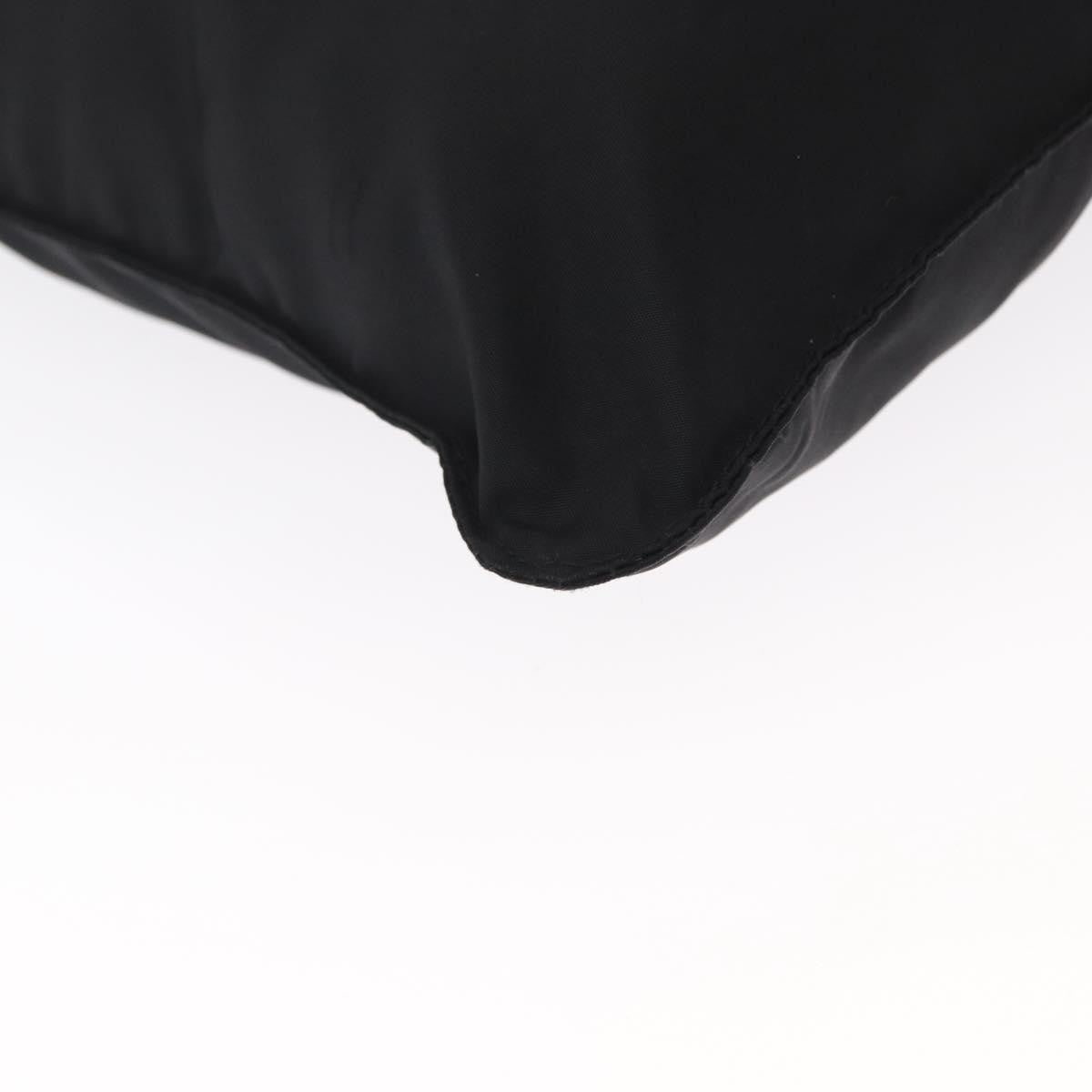 Prada Zip Messenger Bag Tessuto, BLACK, NYLON, Shoulder bag