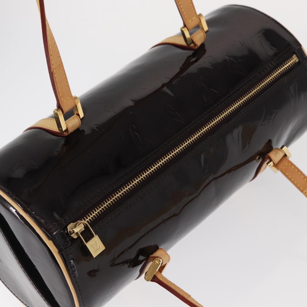 Louis Vuitton Bedford Handbag Monogram Vernis, BURGUNDY, PATENT_LEATHER, Handbag