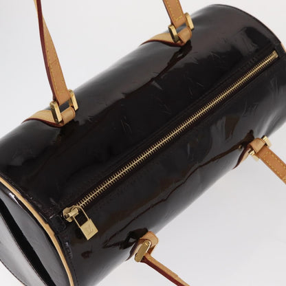 Louis Vuitton Bedford Handbag Monogram Vernis, BURGUNDY, PATENT_LEATHER, Handbag