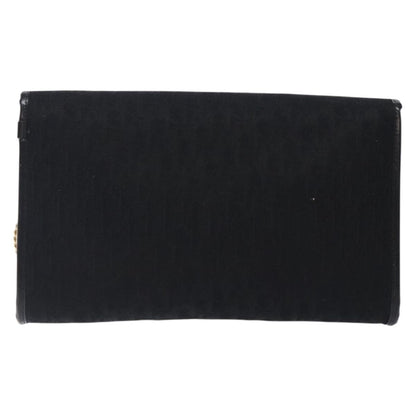 Christian Dior Vintage Trotteur Chain shoulder bag Canvas, BLACK, CANVAS, Shoulder bag