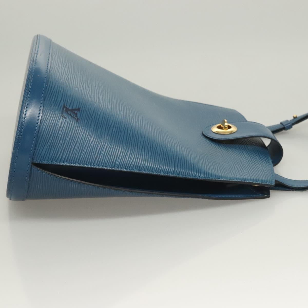 Louis Vuitton Cluny Shoulder Bag Epi Leather, BLUE, LEATHER, Shoulder bag