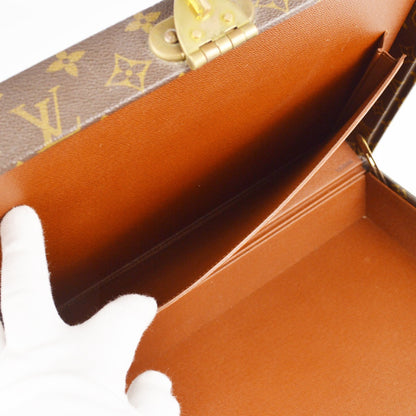 Louis Vuitton President Classeur Briefcase Monogram Canvas, BROWN, CANVAS, Briefcase