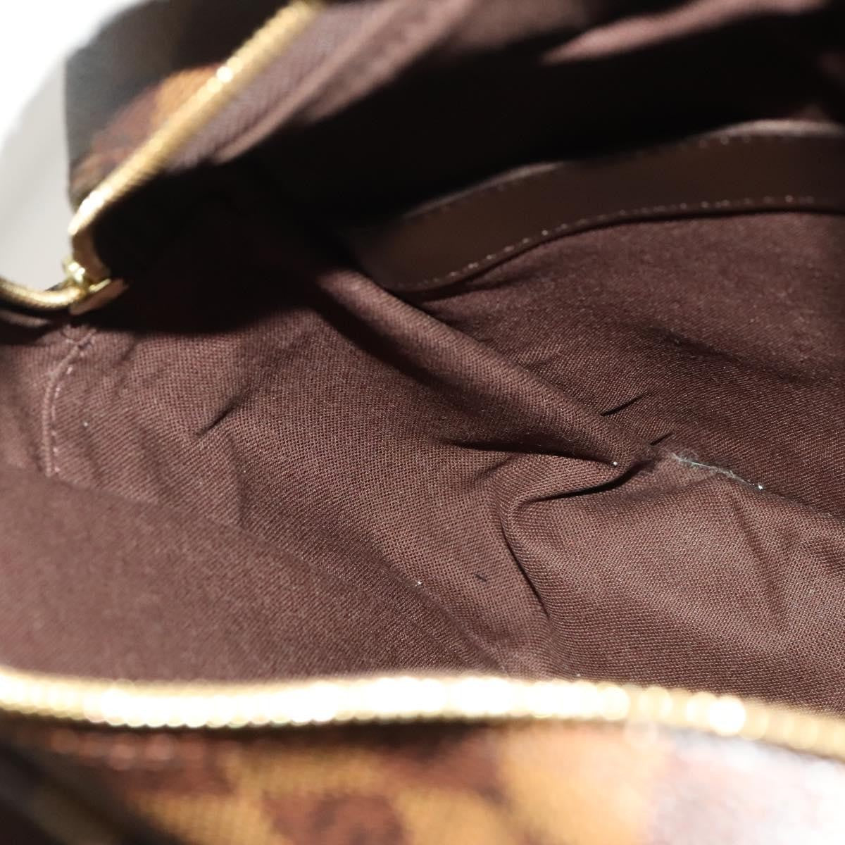 Louis Vuitton Naviglio Handbag Damier, BROWN, CANVAS, Shoulder bag