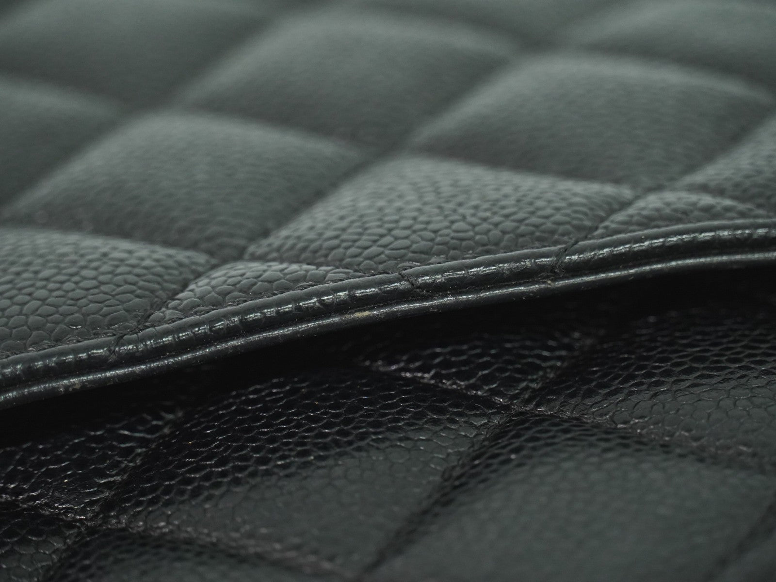 Chanel Medallion Tote Quilted Caviar, BLACK, LEATHER, Tote bag