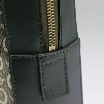 Celine C Macadam Handbag Canvas, GRAY, CANVAS, Handbag