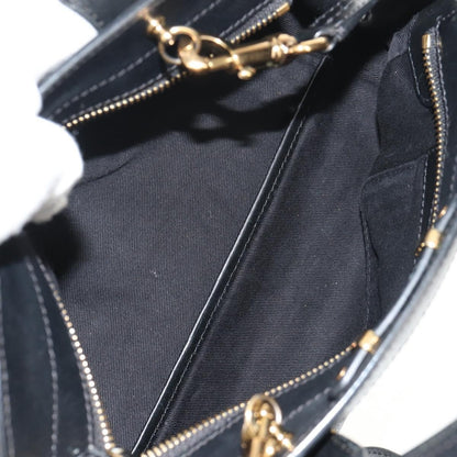 Chloe Alice Satchel Leather, BLACK, LEATHER, Handbag