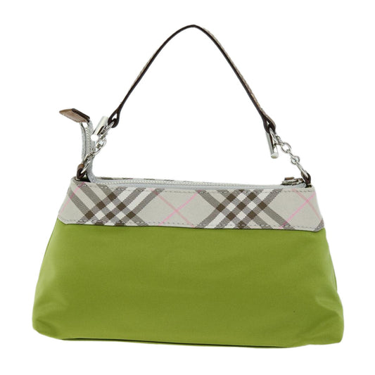 Burberry Nova check Pochette Nylon, GREEN, NYLON, Clutche & pouche