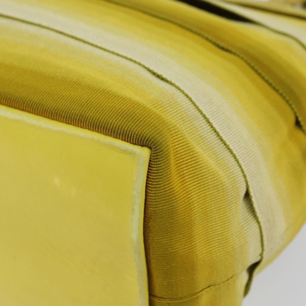 Salvatore Ferragamo Vala tote Canvas, YELLOW, CANVAS, Tote bag