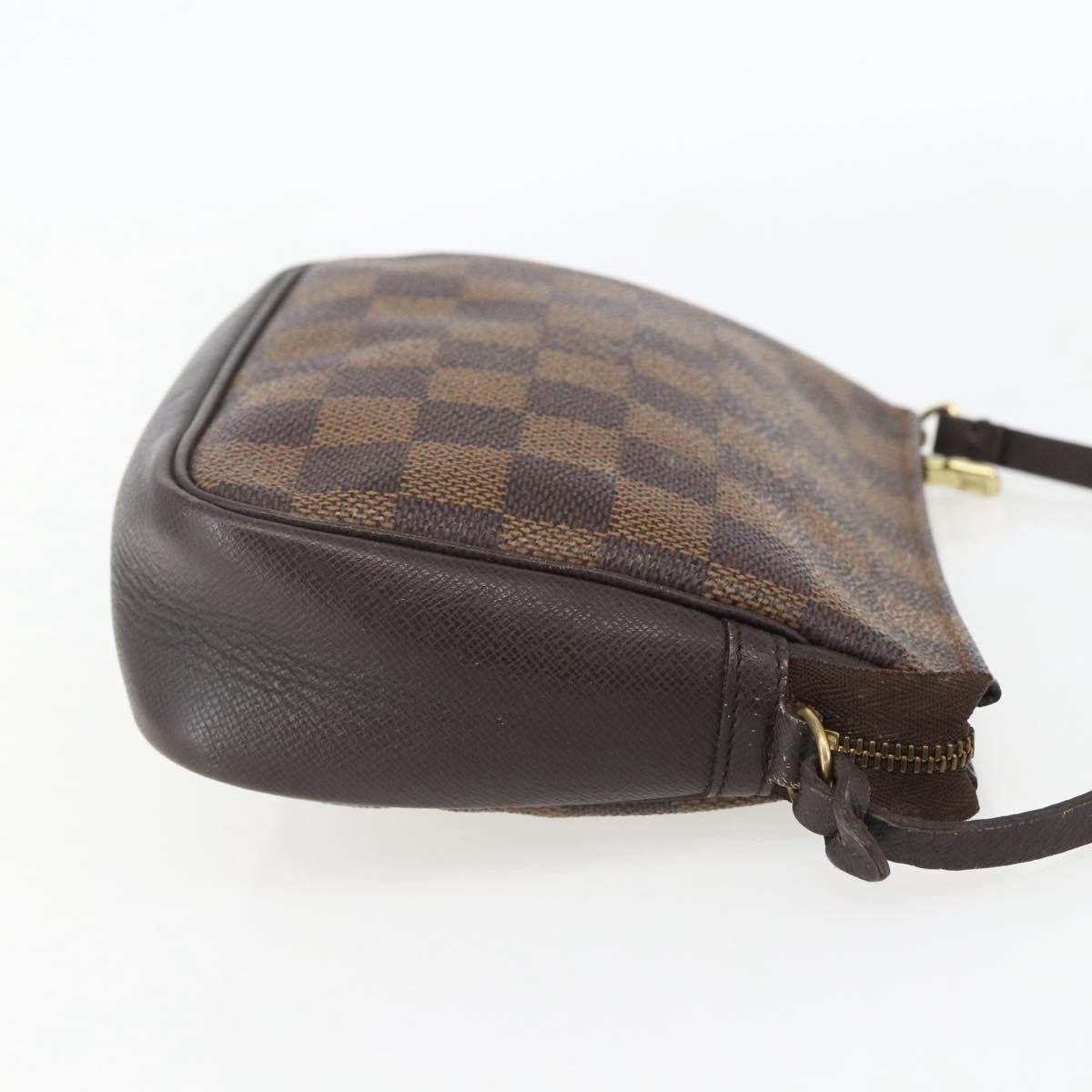 Louis Vuitton Trousse Make Up Bag Damier Canvas, BROWN, CANVAS, Clutche & pouche