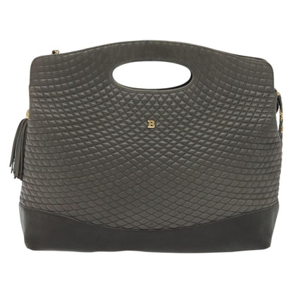 Bally Handbag Leather, GRAY, LEATHER, Handbag