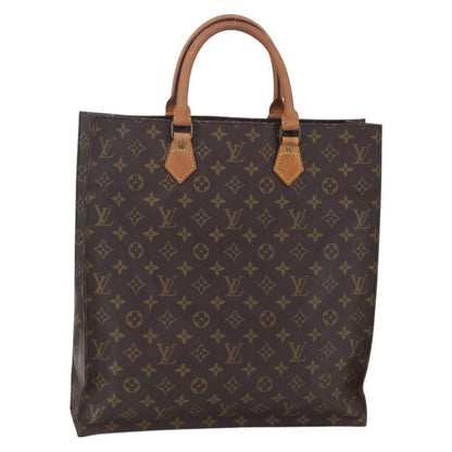Louis Vuitton Sac Plat Bag Monogram Canvas, BROWN, CANVAS, Handbag