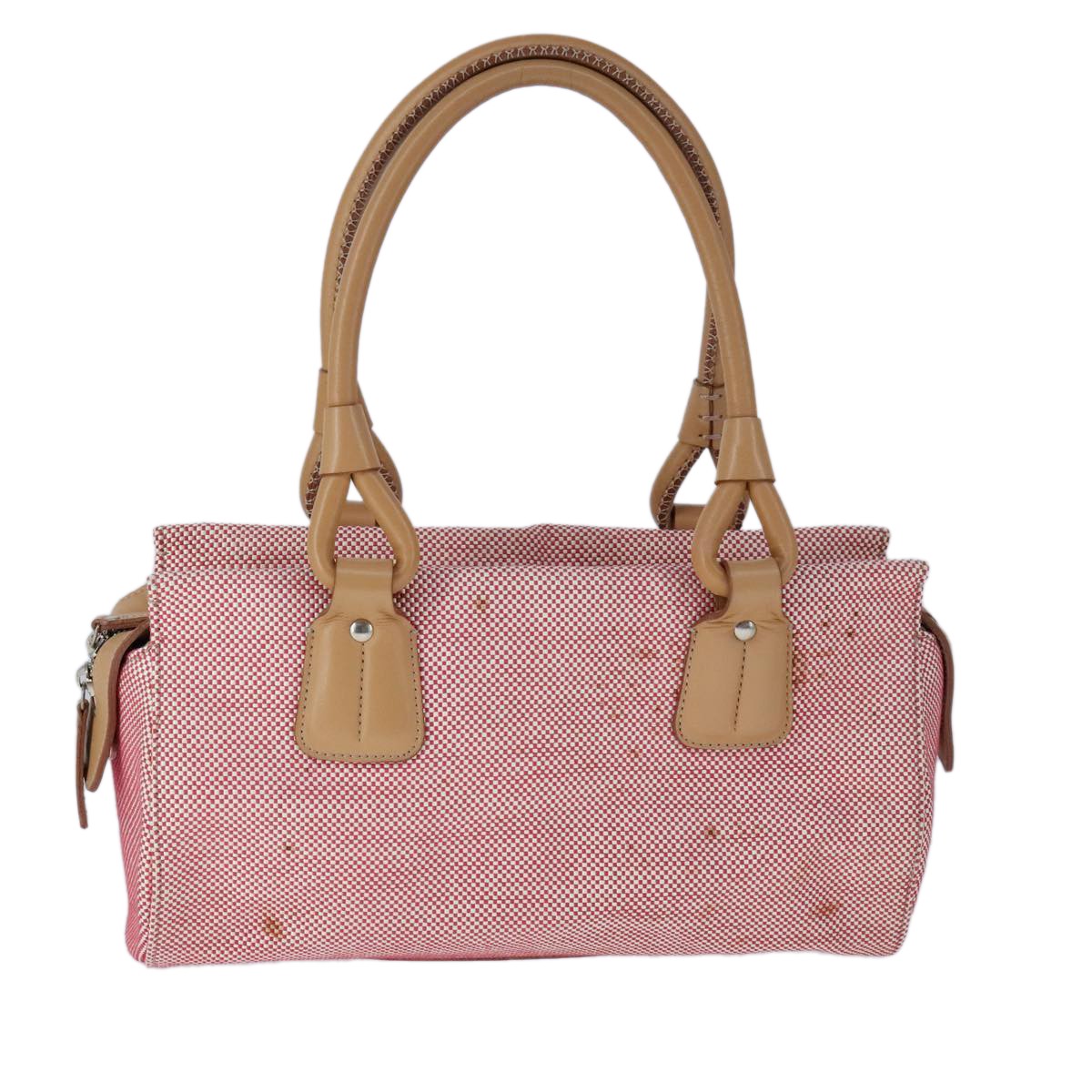 Burberry Vintage Handbag Canvas, RED, CANVAS, Handbag