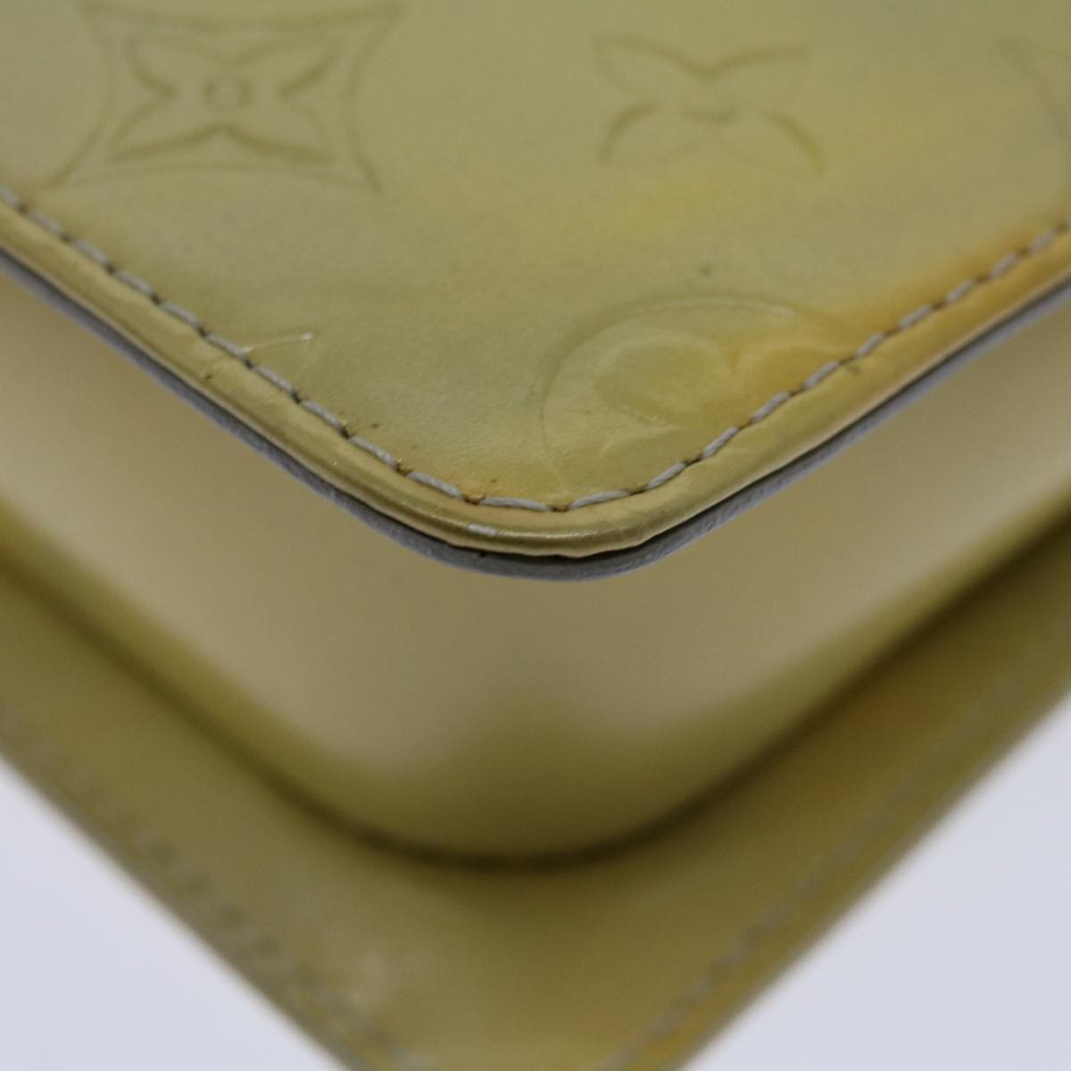 Louis Vuitton Mott Handbag Monogram Vernis, GRAY, PATENT_LEATHER, Handbag