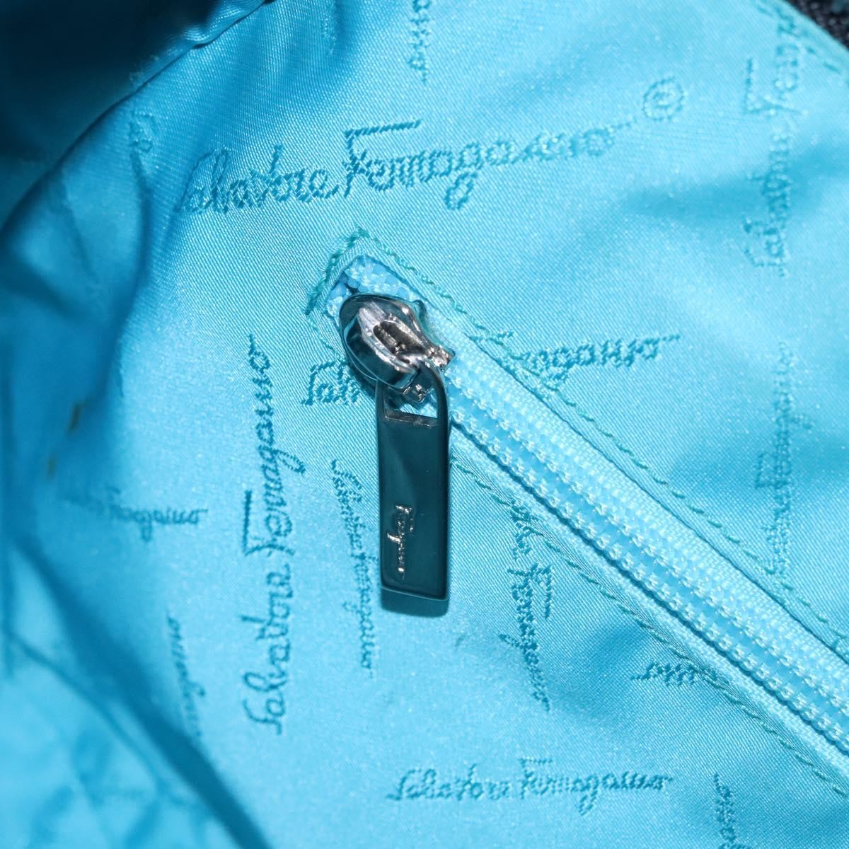 Salvatore Ferragamo Gancini Shoulder Bag Leather, BLACK, LEATHER, Shoulder bag