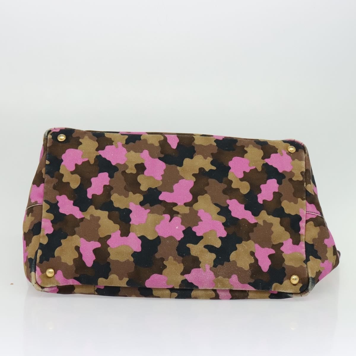 Prada Canapa Open Tote Canvas, MULTICOLOUR, CANVAS, Tote bag