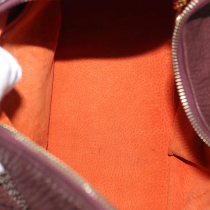 Bvlgari Medallion Frame Shoulder Bag Leather, BROWN, LEATHER, Shoulder bag