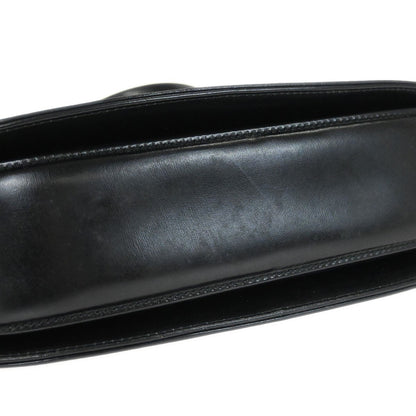 Gucci Vintage Bamboo Top Handle Bag Leather, BLACK, LEATHER, Handbag