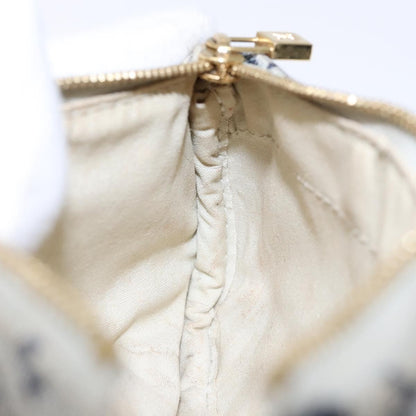 Louis Vuitton Anne Sophie Clutch Mini Lin, BLUE, CANVAS, Clutche & pouche