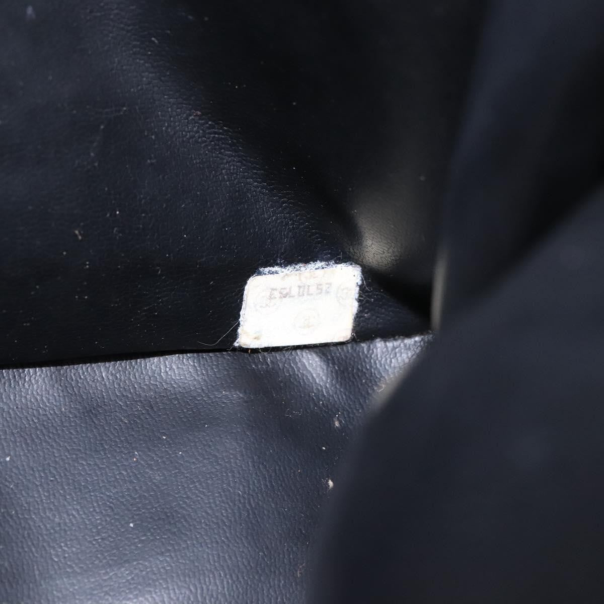 Chanel Vintage CC Dome Bag Leather, BLACK, LEATHER, Tote bag