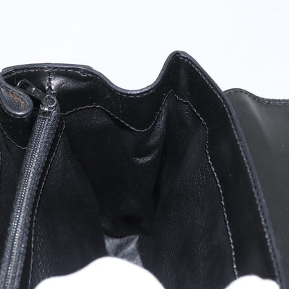 Celine Vintage Convertible Top Handle Bag Macadam Coated Canvas, Black, Canvas, Handbag