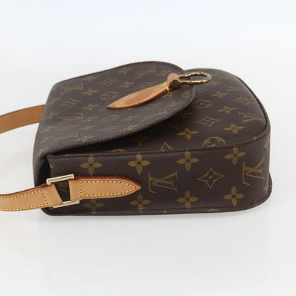 Louis Vuitton Saint Cloud Handbag Monogram Canvas, BROWN, CANVAS, Shoulder bag
