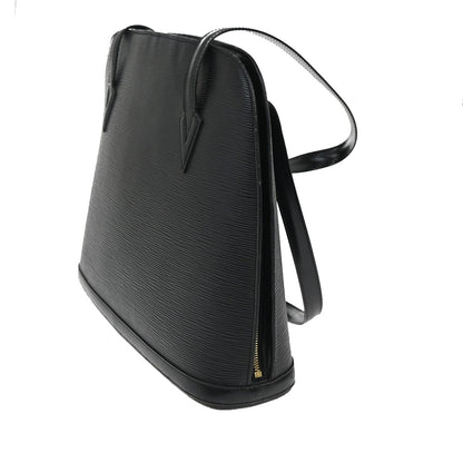 Louis Vuitton Lussac Handbag Epi Leather, BLACK, LEATHER, Shoulder bag