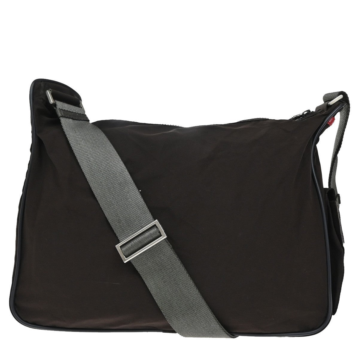 Prada Vintage Shoulder Bag Tessuto, BROWN, NYLON, Shoulder bag