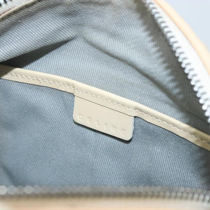 Celine Macadam Handbag Macadam with leather, SILVER, CANVAS, Handbag