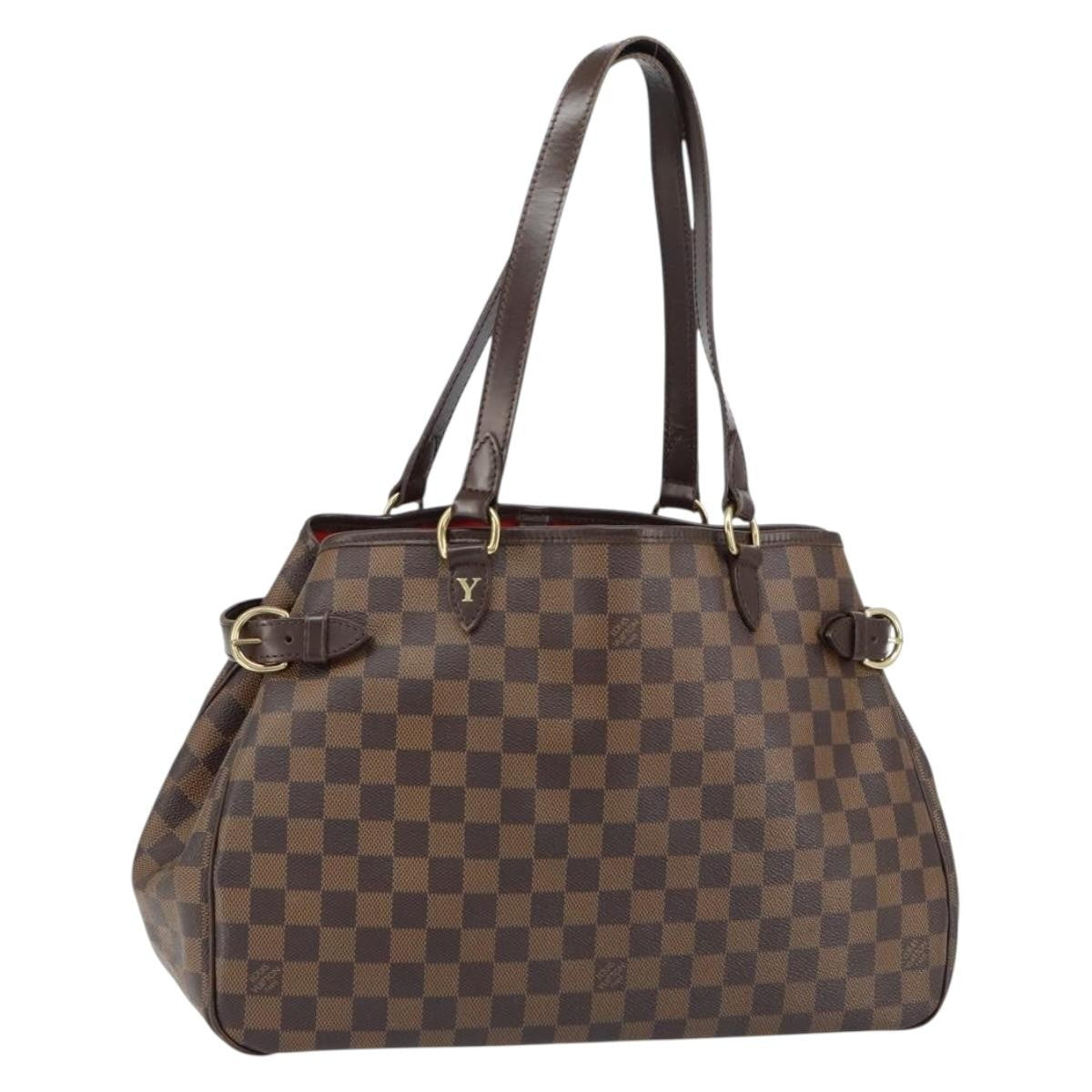 Louis Vuitton Batignolles Handbag Damier, BROWN, CANVAS, Tote bag