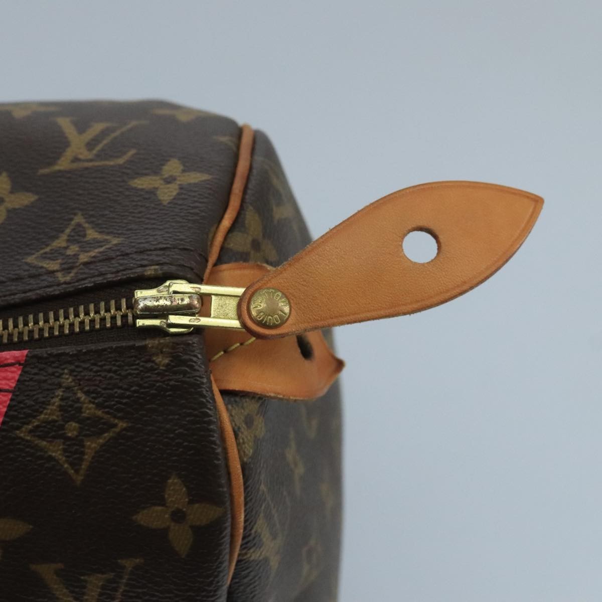 Louis Vuitton Speedy Handbag Limited Edition V Monogram Canvas, BROWN, CANVAS, Handbag