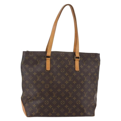 Louis Vuitton Cabas Mezzo Monogram Canvas, BROWN, CANVAS, Tote bag