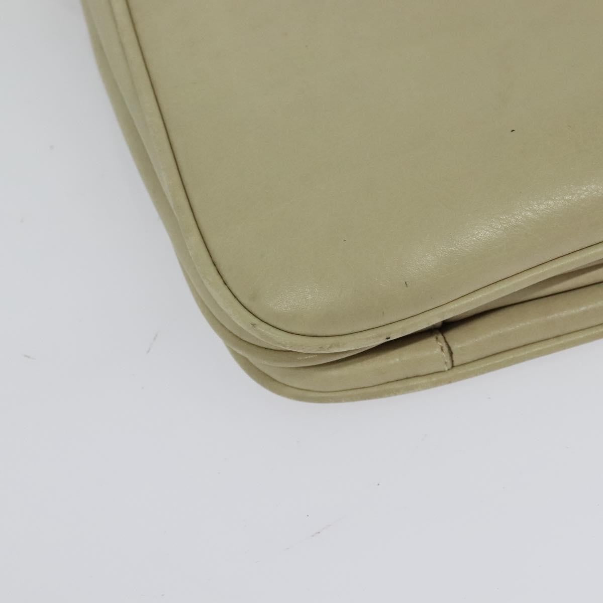 Celine Shoulder Bag Leather, BEIGE, LEATHER, Shoulder bag