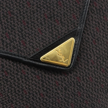 Saint Laurent Vintage Shoulder Bag PVC Leather, GRAY, PVC, Shoulder bag