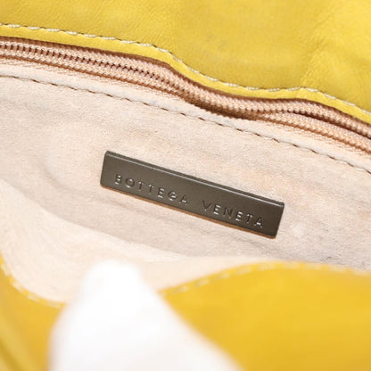 Bottega Veneta Intrecciato Leather, YELLOW, LEATHER, Shoulder bag