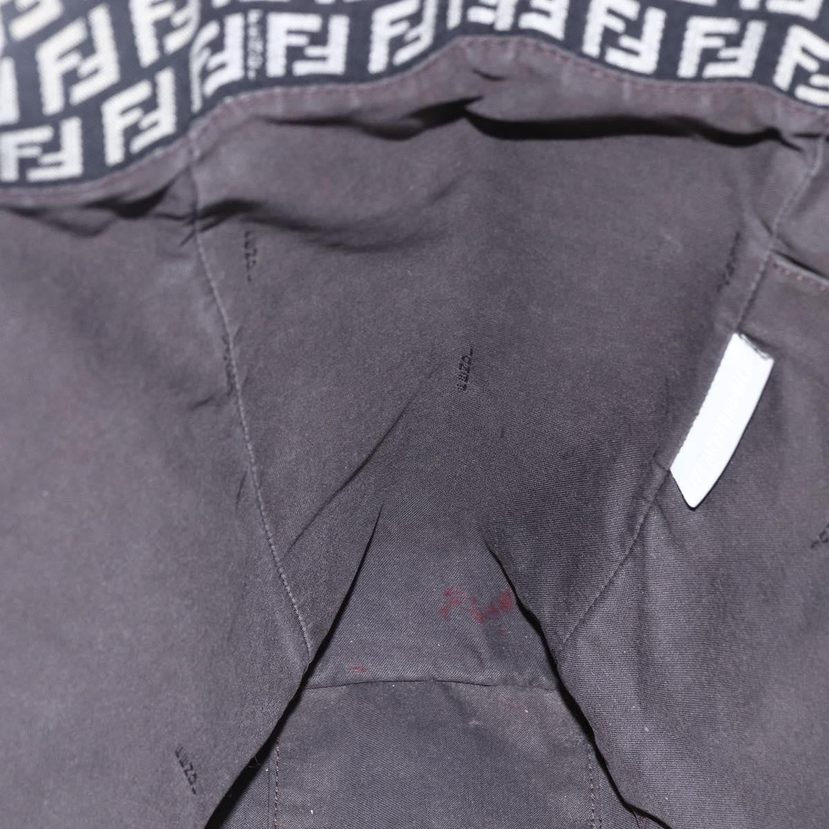 Fendi Zucca Tote bag Canvas, BLACK, CANVAS, Tote bag