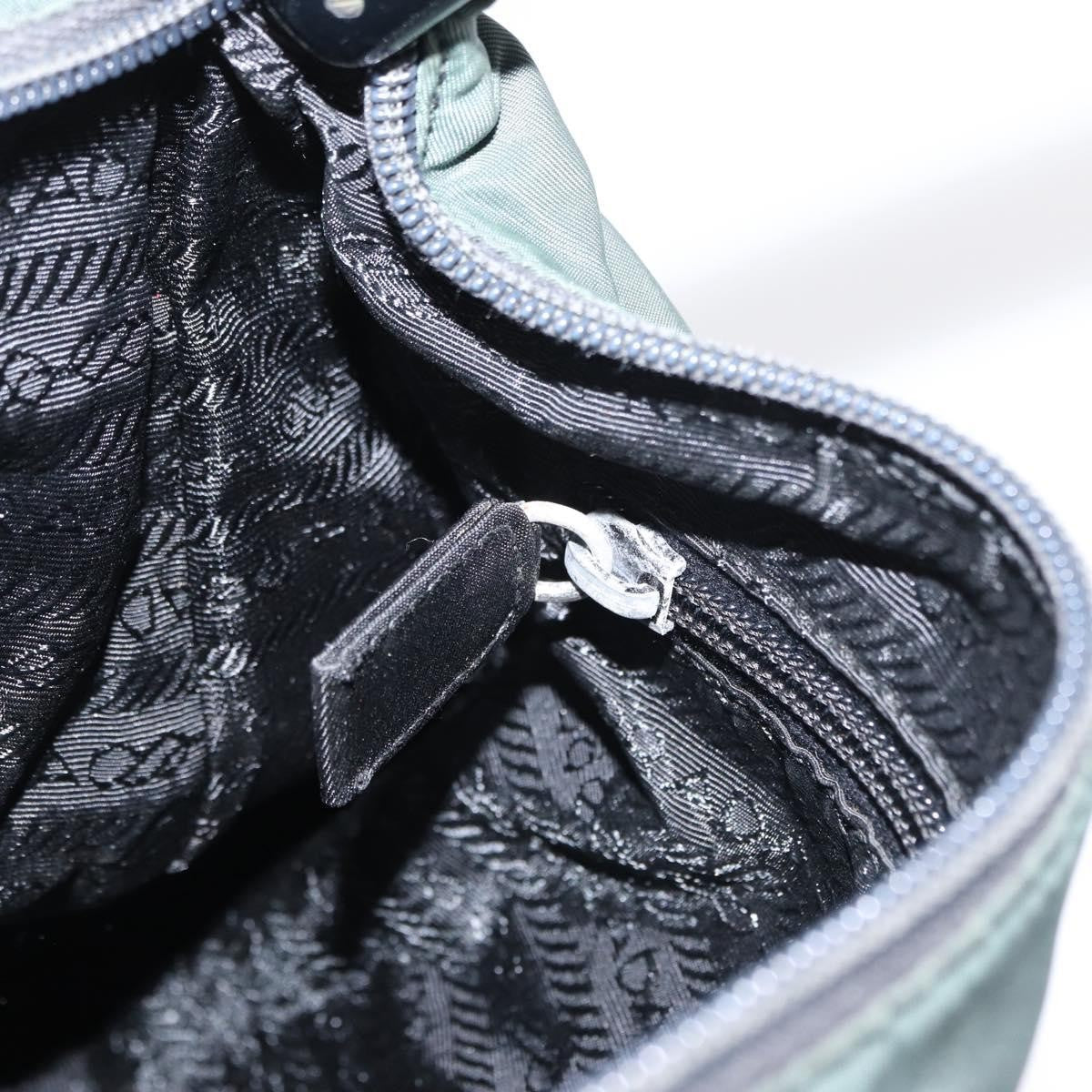 Prada Vintage Shoulder Bag Tessuto, GREEN, NYLON, Shoulder bag