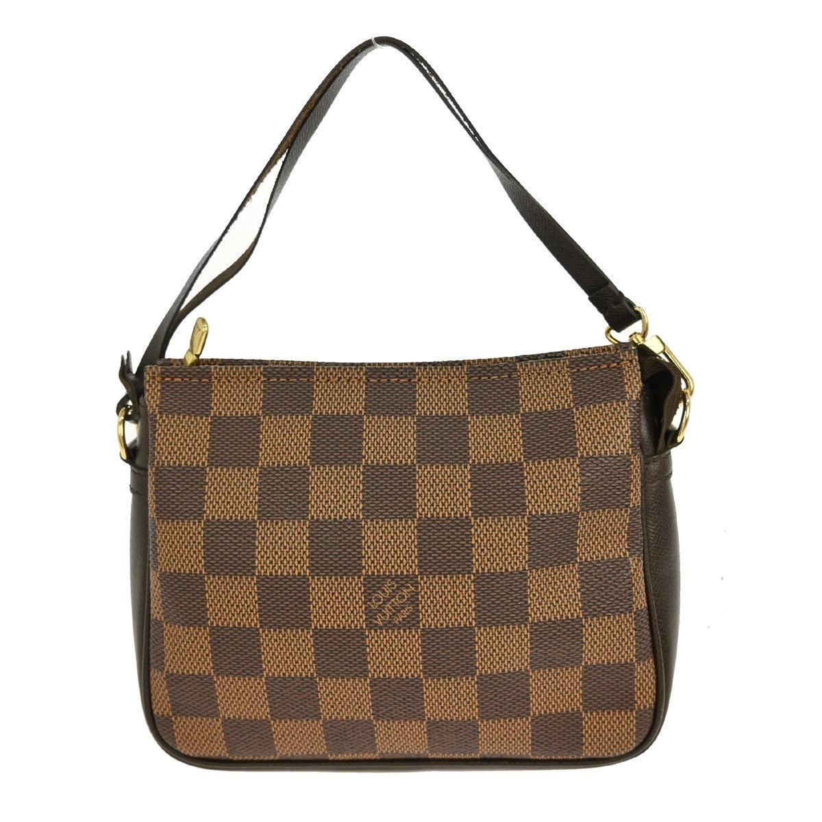Louis Vuitton Trousse Make Up Bag Damier Canvas, BROWN, CANVAS, Clutche & pouche