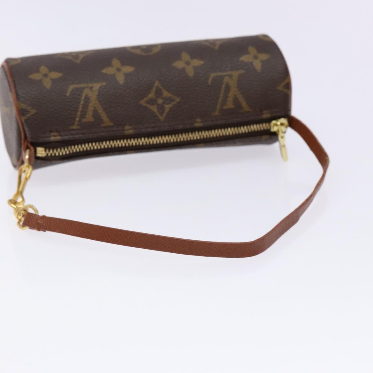 Louis Vuitton Papillon Pochette Monogram Canvas, BROWN, CANVAS, Handbag