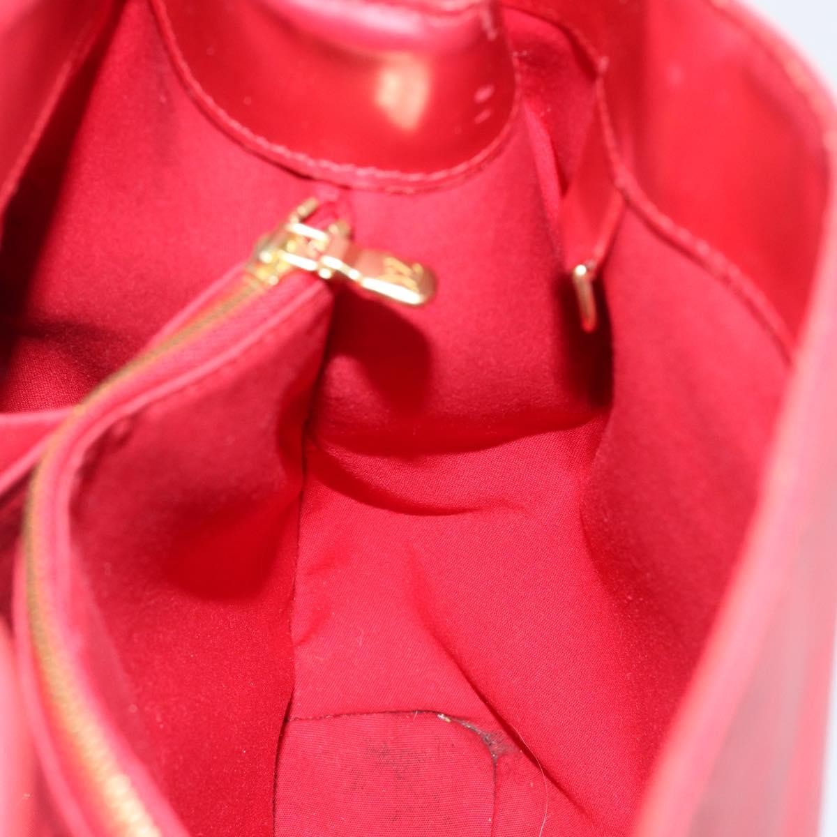 Louis Vuitton Mandara Handbag Epi Leather, RED, LEATHER, Shoulder bag