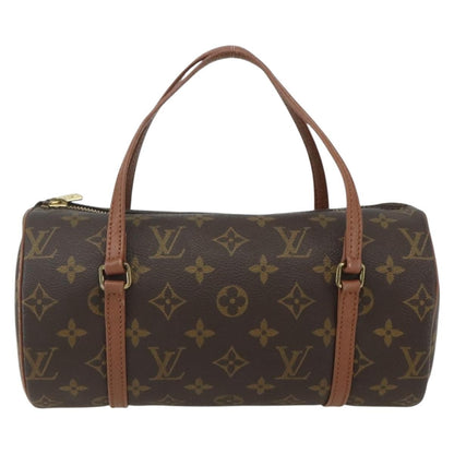 Louis Vuitton Papillon Handbag Monogram Canvas, BROWN, CANVAS, Handbag