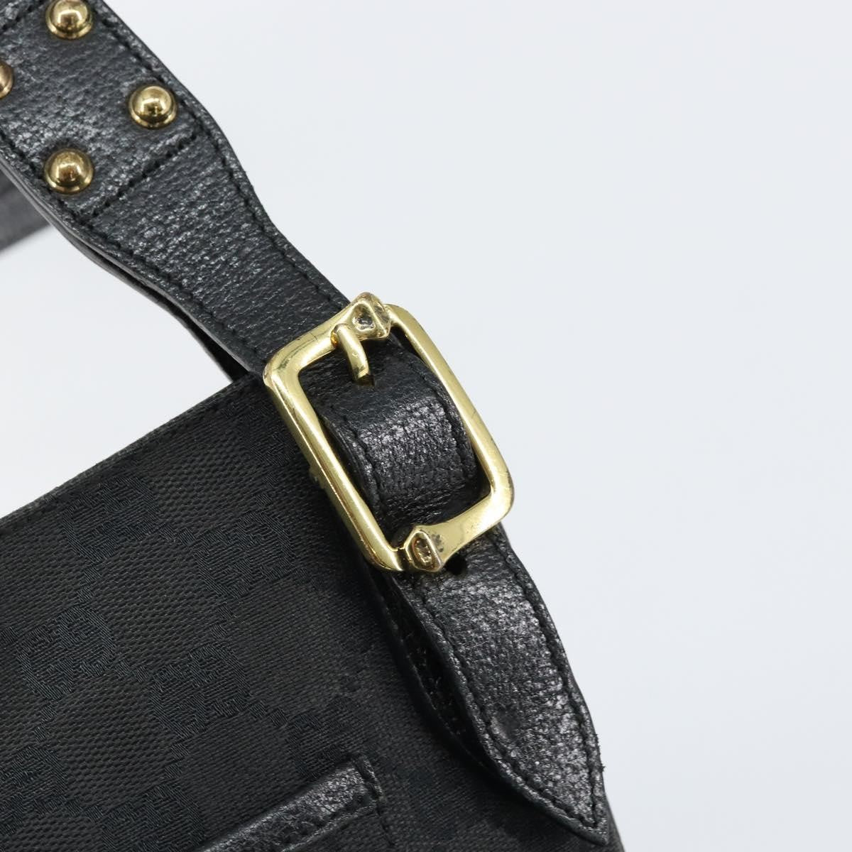 Gucci Vintage Shoulder Bag Monogram Canvas, BLACK, CANVAS, Shoulder bag