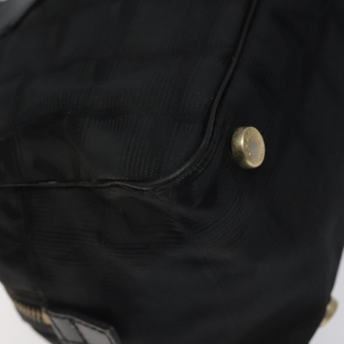 Chanel Travel Line Satchel Nylon, BLACK, NYLON, Handbag