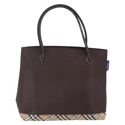 Burberry Blue Label Tote Bag Nylon, BROWN, NYLON, Tote bag