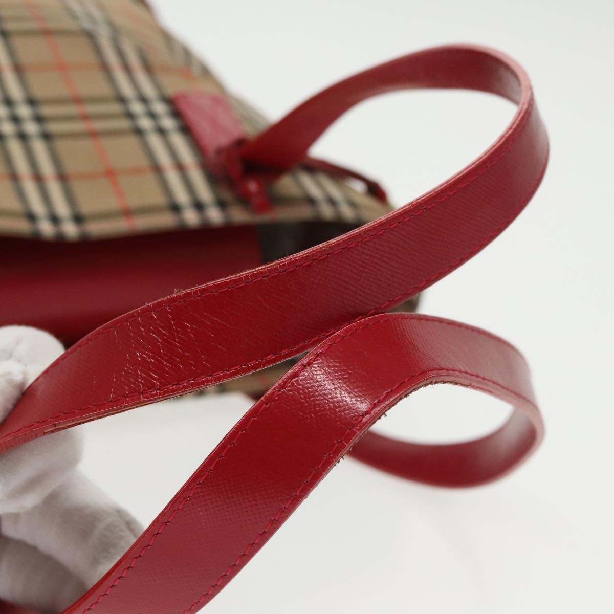 Burberry Nova Check Tote canvas check pattern, BEIGE, CANVAS, Tote bag