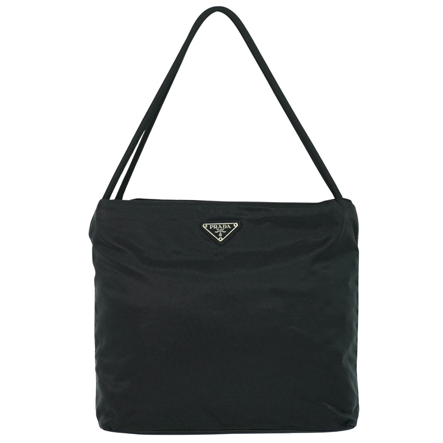 Prada Vintage Tote Tessuto, BLACK, NYLON, Tote bag