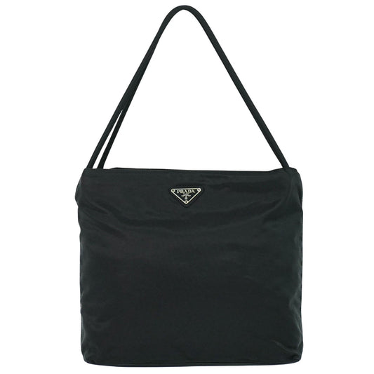 Prada Vintage Tote Tessuto, BLACK, NYLON, Tote bag